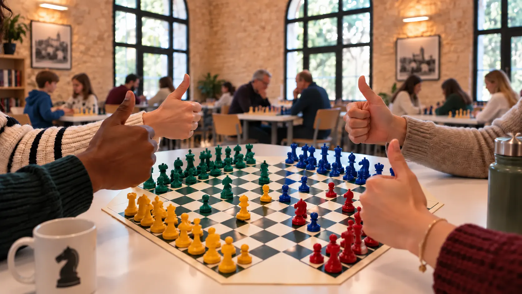 Le mercredi retrouve ses échiquiers