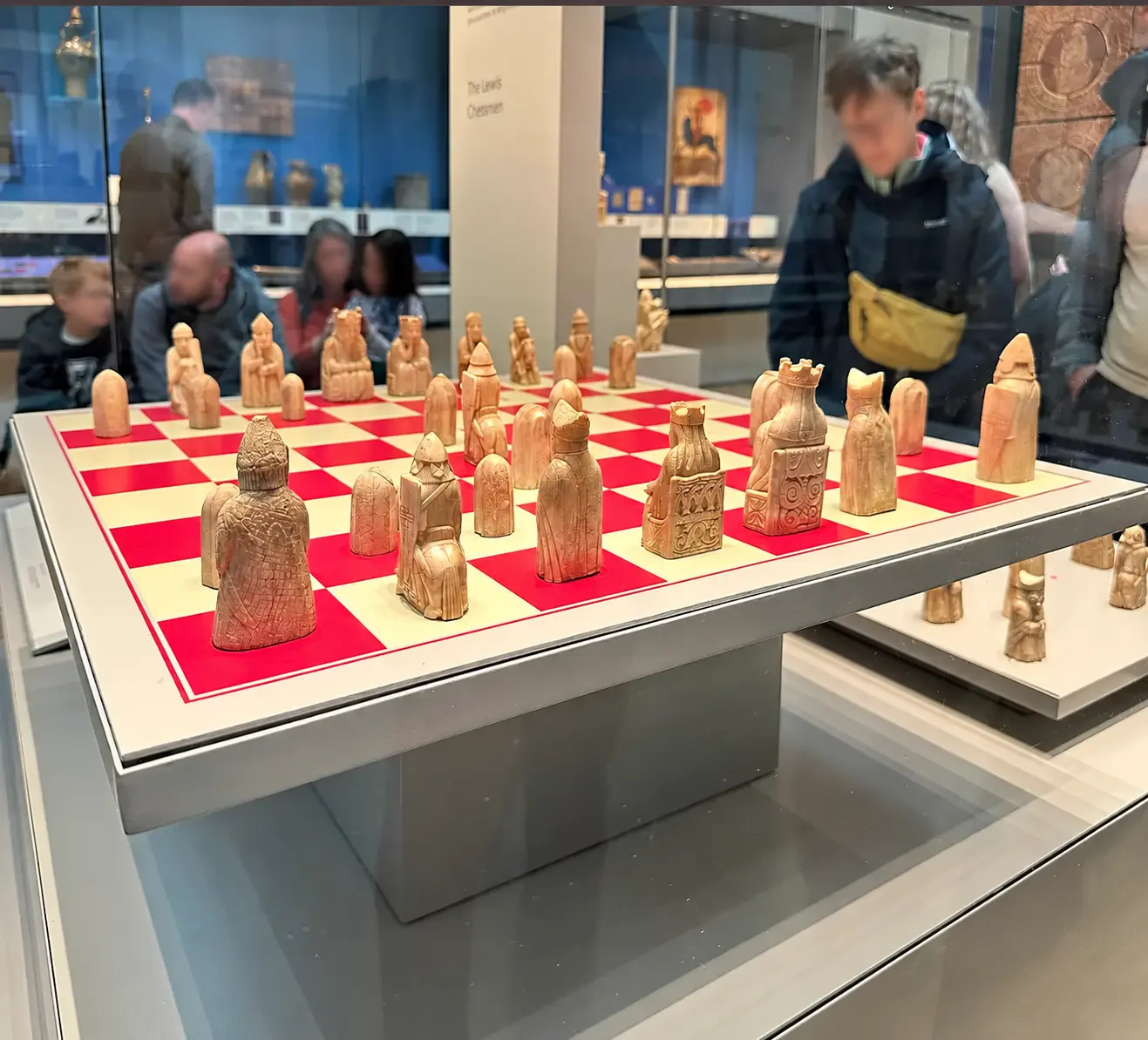 Pièces d'échecs sur l’île de Lewis en Écosse