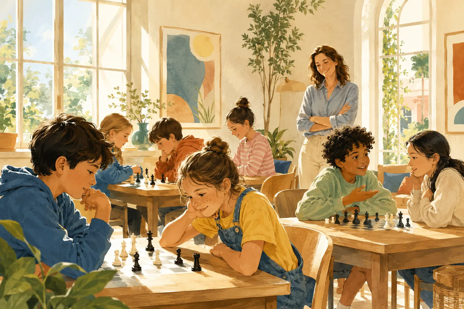 Quand l’échiquier entre en classe