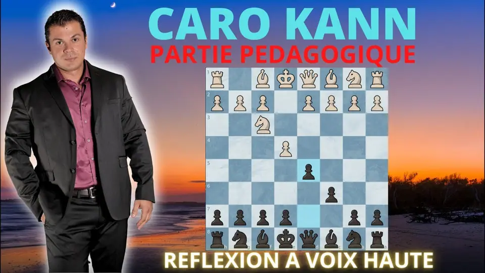 Caro-Kann : réflexion à voix haute, partie 1, présenté par DinoChess / Dino Milanovic