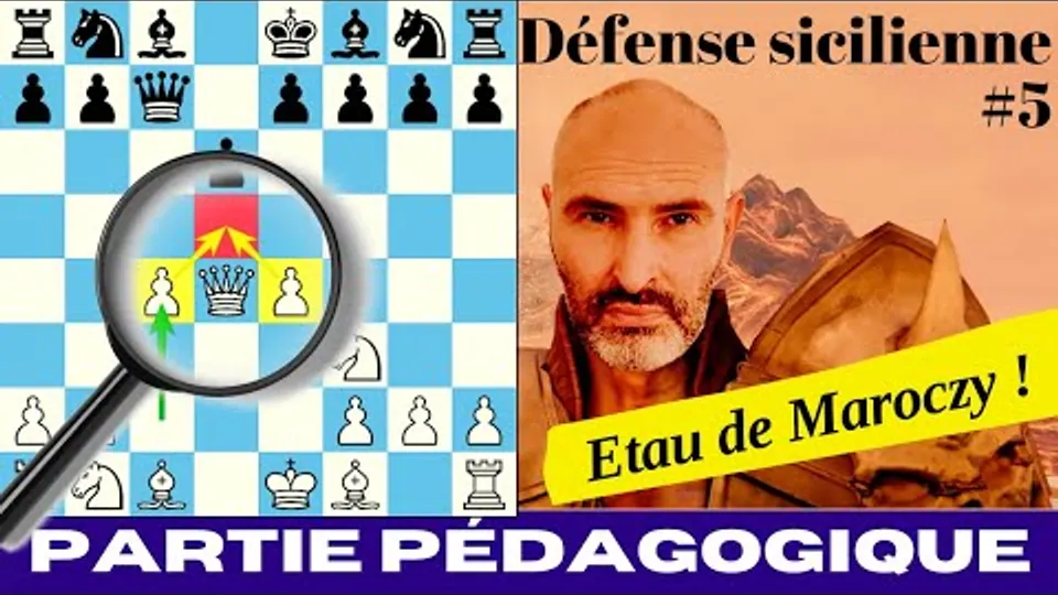 Défense sicilienne : partie 5, présenté par Marc Quenehen